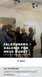 Mobile Screenshot of galerie-falkenberg.de